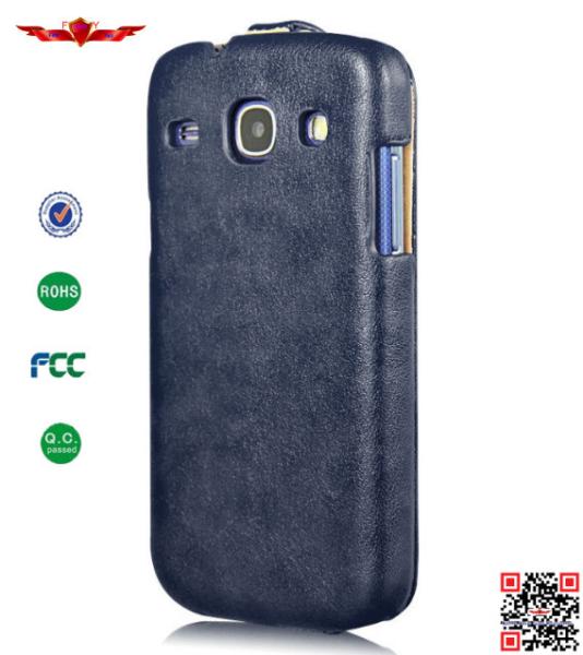 A Level High Quality PU Flip Leather Cover Case For Samsung Galaxy Core I8262 Multi Color