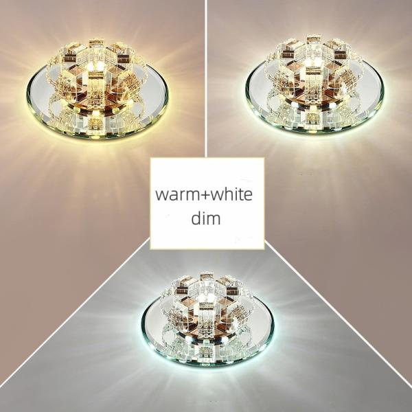 Современный кристаллический проход Светодиод творческий вход стеклянный балкон крыша коридор потолок подсветка