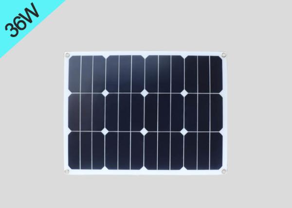 36W Monocrystalline Silicon Solar Panels Waterproof 18V with Digital Display