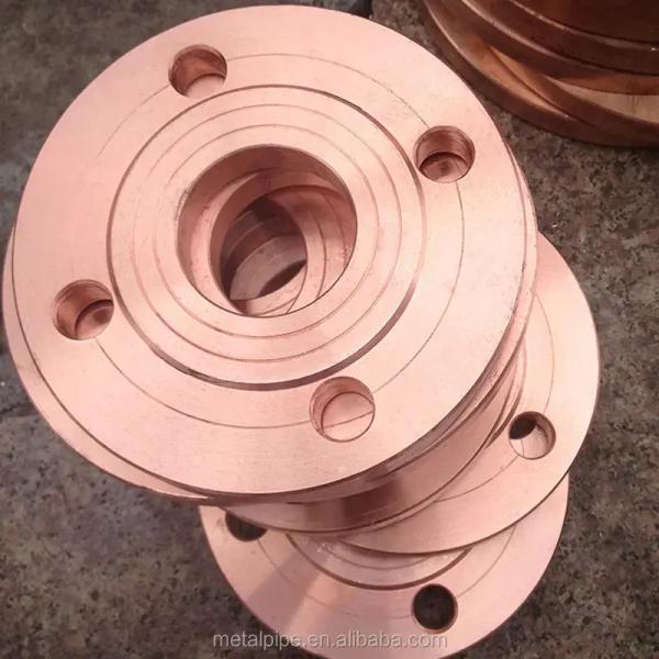 Yellow Transparent Coating Copper Nickel Flange with Excellent Durability
