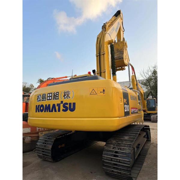 Japón Excavadora PC200 original usada para trabajos pesados Durabilidad larga Menos hora Más baja