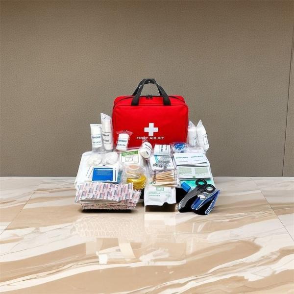 Emergency Preparedness Essential Oxford Material First Aid Kit with EO Disinfection