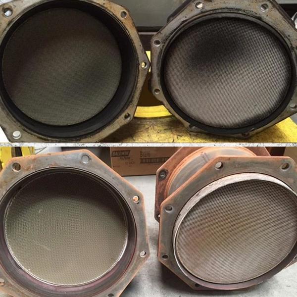 SS 304 Diesel Particulate Filter Cleaning Equipment Industrial Ultrasonic Cleaning Tanks