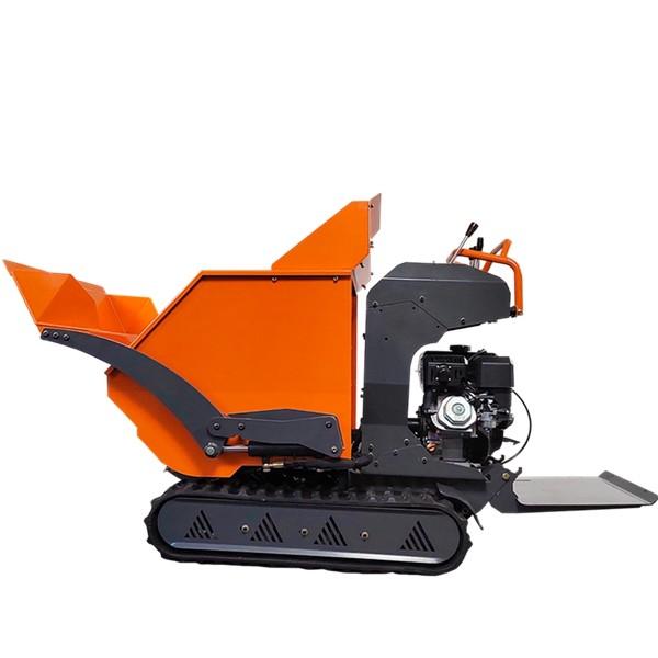 Mini Tracked High Lift Dumper 1100lb Standing Short Distance Transport