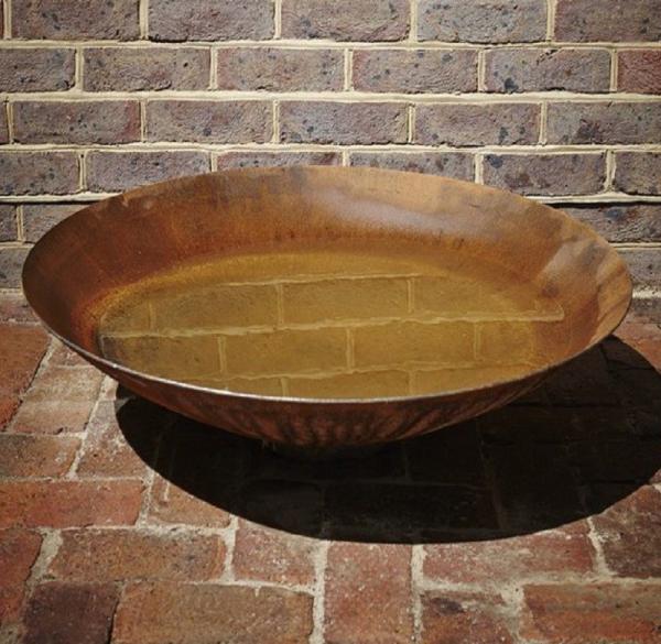 Bacia de aço da água de Corten da decoração grande para a característica da água do jardim