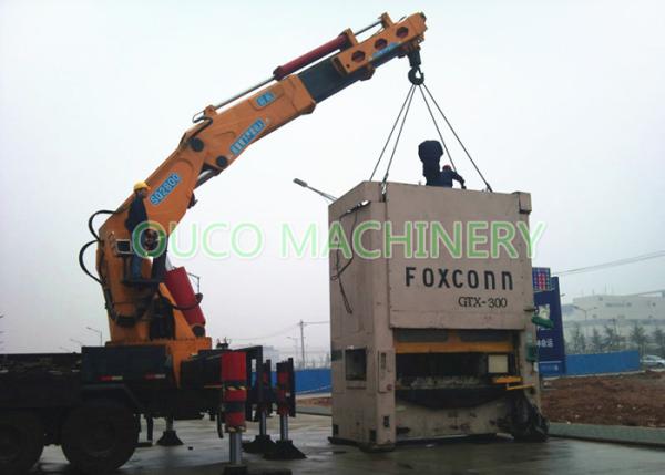Semi Knuckle Boom Electric Hydraulic Truck Crane 140 Ton Impact Resistance