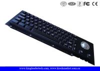 Teclado industrial del metal negro mecánico de 63 llaves con el Trackball para el soporte del panel