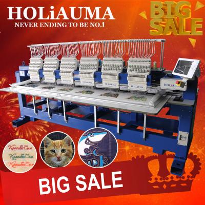 HO1506H automatic 15 needles 6 head computerized embroidery machine 1200 spm high speed cap/tshirt commercial embroidery