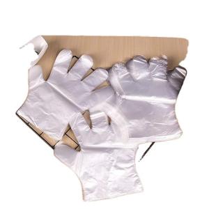 Disposable HDPE PE Gloves Polythene Gloves with Embossed Smooth Surface High