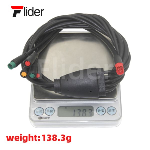 Original OUXI V8 Electric Fat Bike Parts Waterproof Electric Bike Cable Multiple Functions