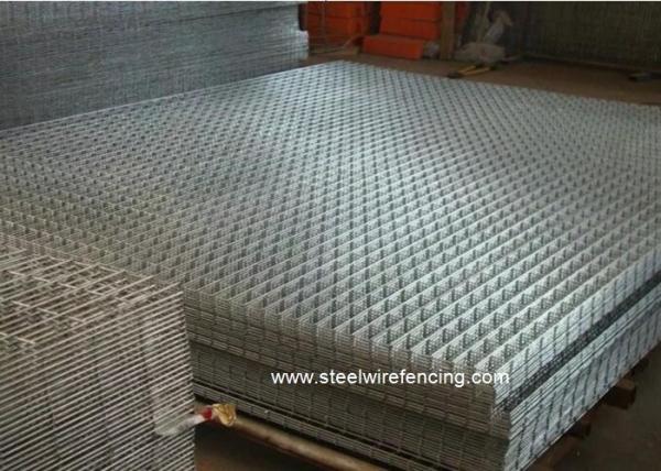 Electro Welded Galvanised Mesh Fencing Panels Anti - Craking For Buliding
