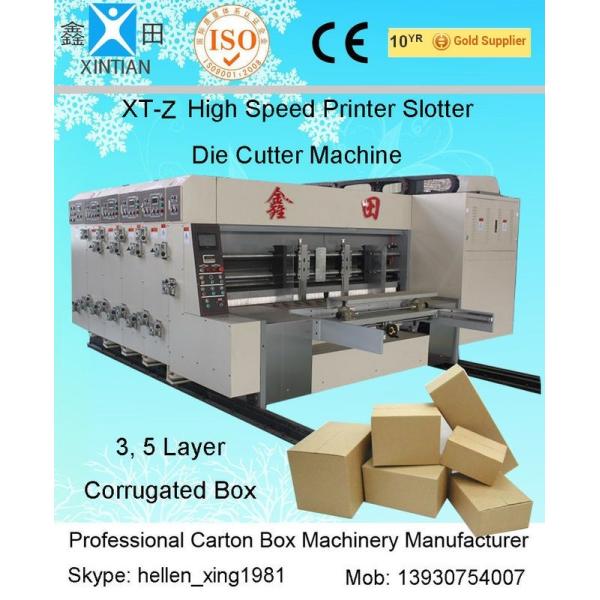 Automatic Feeding Carton Flex Printing Machine Printer Cutter Machine