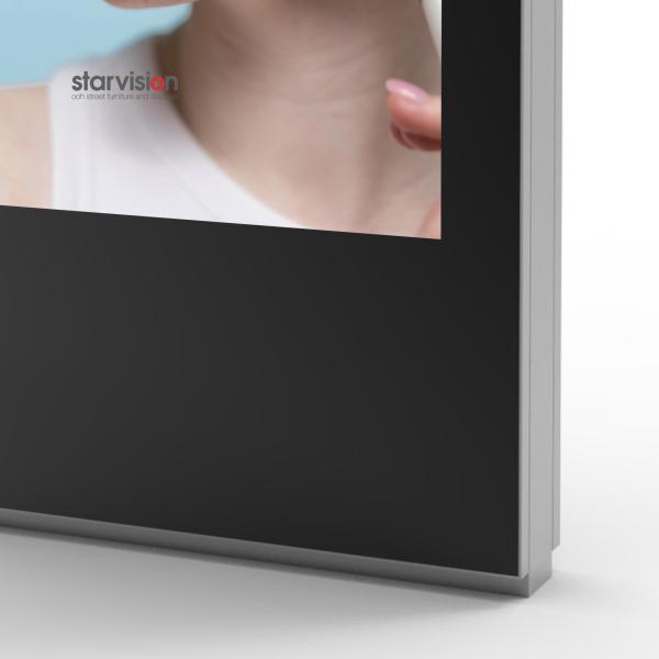 AR Coating Floor Stand Digital Signage 700nits 1920X1080 206W Advertising