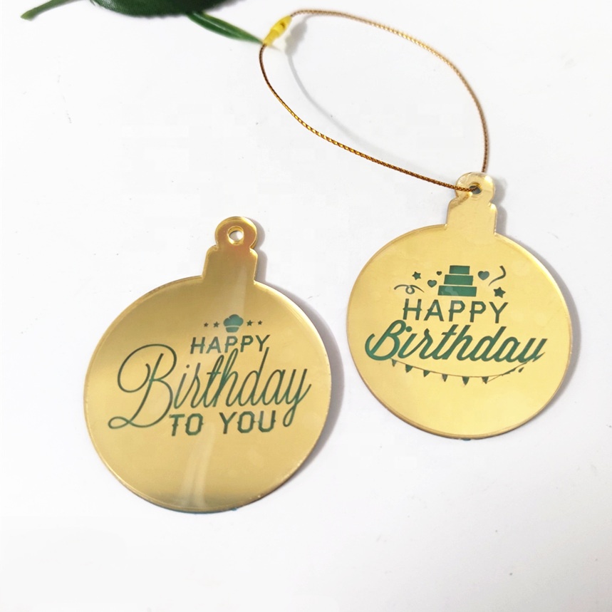 Easy Install DIY Christmas Decor Mirror with Acrylic Material High Definition Eco-Friendly Design for Tree Ornaments and Wreaths