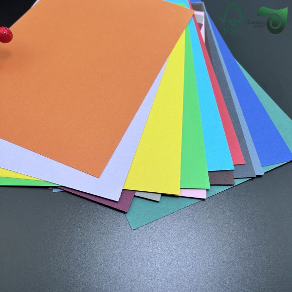 Colorful Uncoated 150gsm 180gsm Bristol Craft Board For Book Notebook Covers