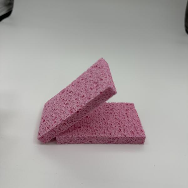 Natural Wood Pulp Dish Sponge - Non-Stick Oil Scrubber