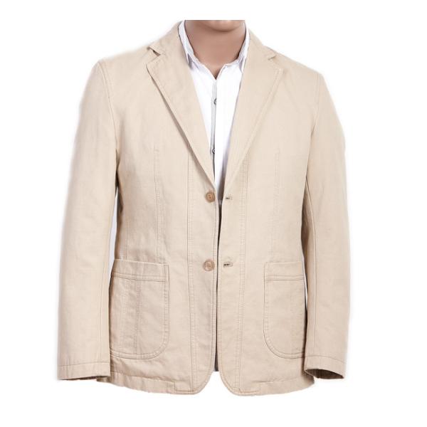 OEM Cool, Designer and Stylish, Size 46Two side pocket and Knitting White Mens Cotton Suit