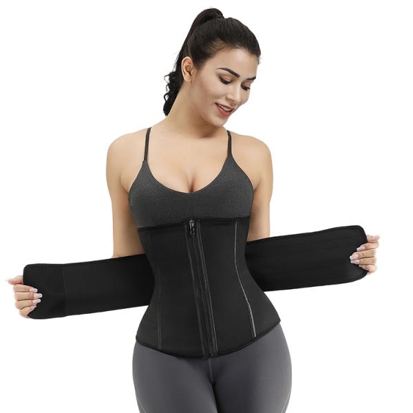 Спортивный пояс для женщин черный высокий талия Control брюшной кишки Butt Lift талия тренажер