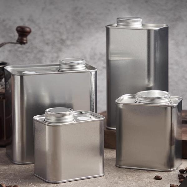 300g Luxury Coffee Tin Cans Recyclable Metal Tin Canisters For Metal Packing