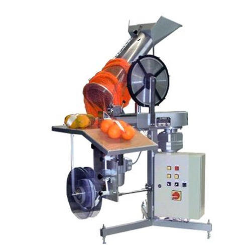 Food Shop Essential Vegetables Mesh Bag Filer Packing Machine with Labeling Function