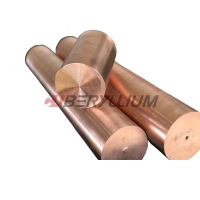 Barra Rod 8mm do cobre do berílio do cubo 2pb M25 C17300 de Astm B196 C17300