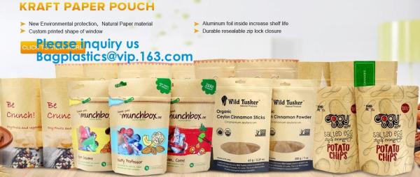 Zipper Stand Up Pouch Bags, Medicine STORAGE, Moisture Proof,  Smell Proof, Flower, Herb, Tobacco, Coffee