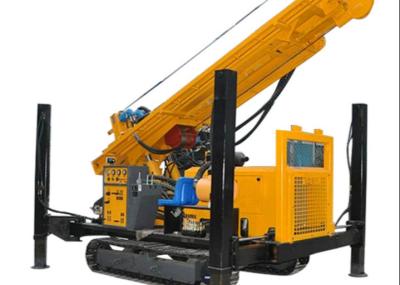 200 Meters Borehole Drilling Machine Crawler Mounted For Deep Underground Water