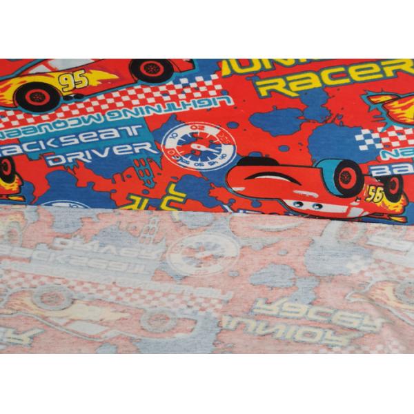 Printed Cotton Flannel Cloth 100% Cotton For Bedding soft handfeel