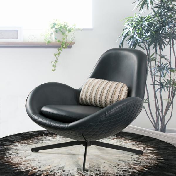Hot Classic Design Fabric Leather Swivel Chair for Living Room Leisure chair