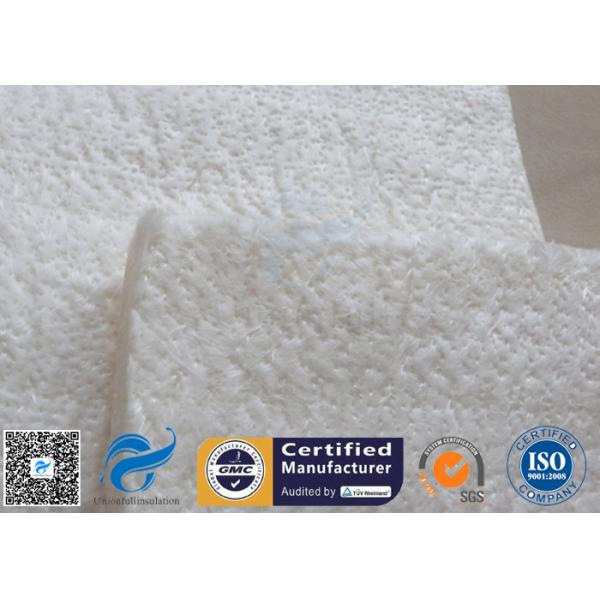 Высокая белизна 25ММ 130КГ 1800℉ шумоглушителя звукоглушителя автомобиля циновки иглы стеклоткани кремнезема