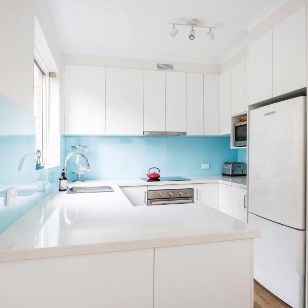 Flat Pack Lacquer Kitchen Cabinets Matte White Custom