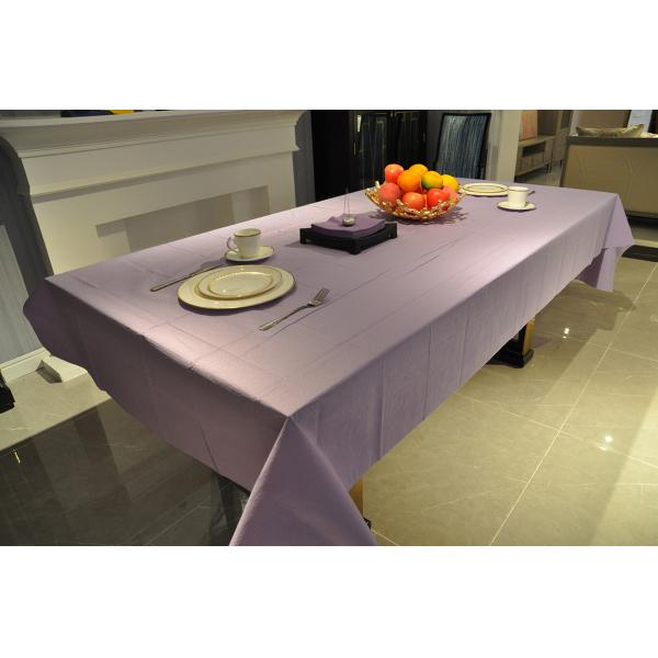 18gsm 3ply Light Purple Paper Tablecloths Disposable OEM Service