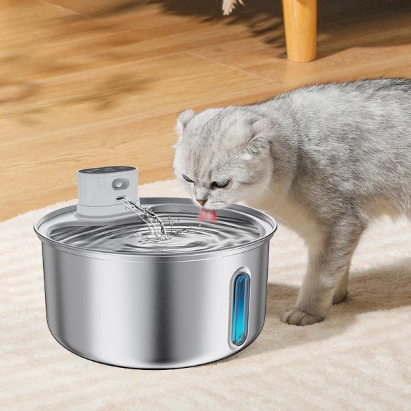Distributeur d'eau intelligent ultra-silencieux pour animaux de compagnie 5,5L, 880g