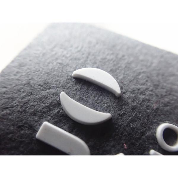 Импортированные нежностью заплаты логотипа старшей серой замши резиновые, с изго