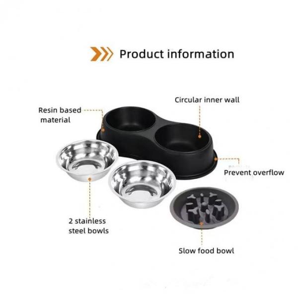 Шара собаки еды любимца нержавеющей стали шар воды медленного отделяемый