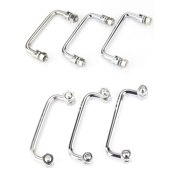 Stainless Steel SUS304 Door Pull Handles Chrome Plating Folding OEM Service
