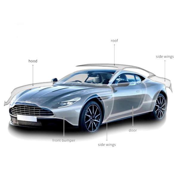 KS-TPUMatta 7.5mil Ультра устойчивая автомобильная краска защитная пленка Алифатический материал TPU