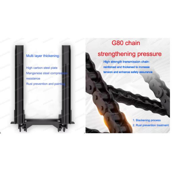 3T 2M High-Efficiency Electric Forklift Handling Stacking Goods Electric Propulsion Electric Stacker