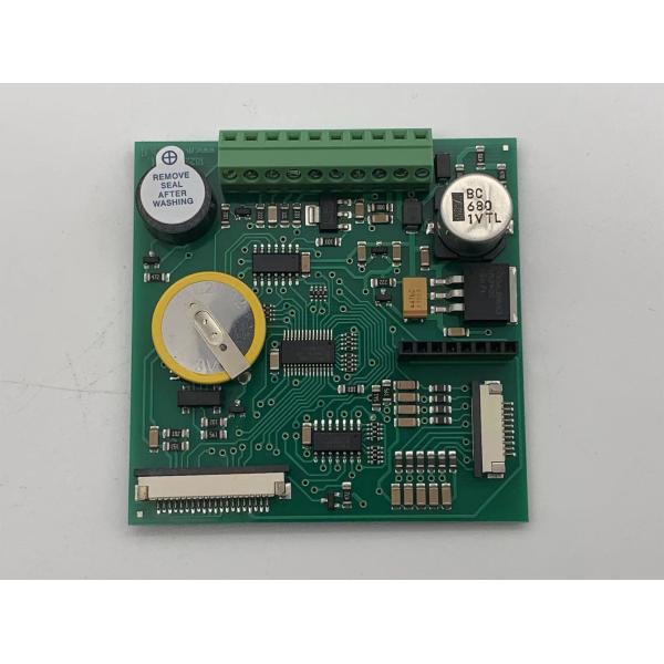 6 Layer 2 Oz Prototype PCB Assembly Black Soldmask White Silkscreen Green Surface