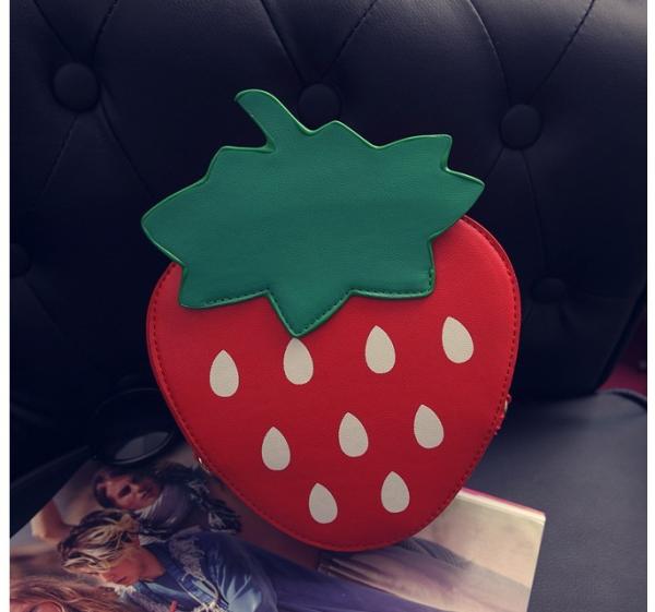 2016 Korean version of the new summer fruit character Funny shoulder bag diagonal package female tide