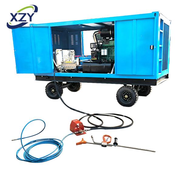 Unidad de chorro de agua de alta presión de 1500 bar 50L/min Equipo de limpieza de tuberías de intercambiadores de calor