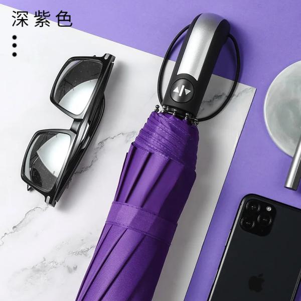 American Style Design 190T Pongee Multicolor Custom Logo 3 Folding Umbrella for Outdoor