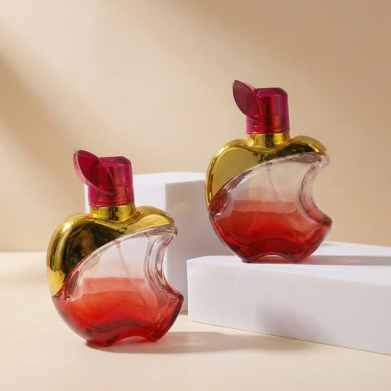 Anding Wholesale Supplier Custom Design 45ml Premium Refillable Spray Luxury Empty Glass Perfume Bottle