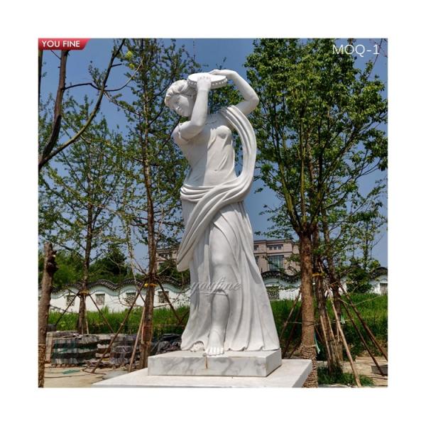 Outdoor Garden Marble Human Figure Sculpture