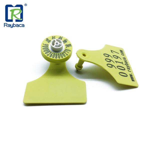 EM4305 134.2khz Rfid Female EID Ear Tags match With Visual Animals Tags
