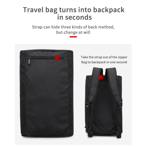 Водоохранная кожаная нейлоновая сумка для тренировок унисекс 43 см длина