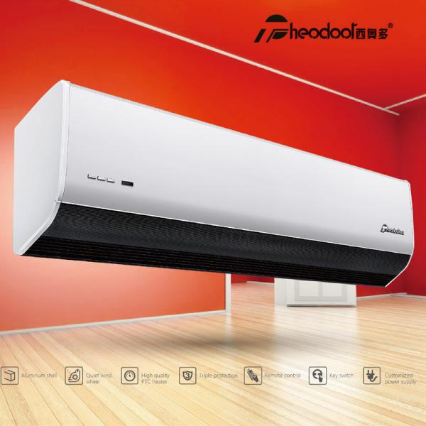 2024Theodoor Série 6G Moda Air Curtain Door Fan Heater Com PTC Heater Porta térmica Air Screen