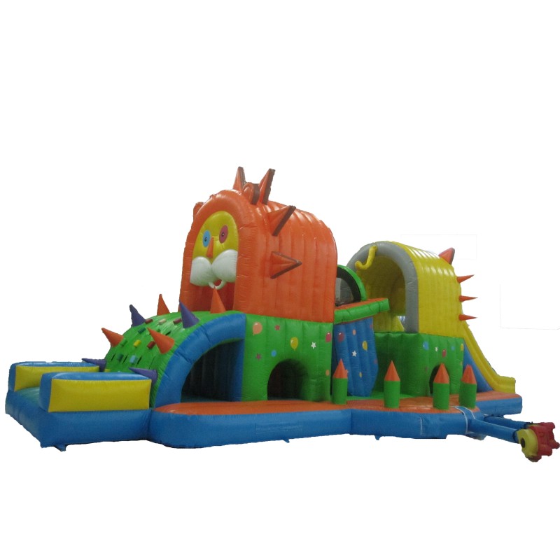 Large Customized PVC  Jumpers Inflatable Bounce House Inflatable Amusement Park/Outdoor Inflatable Obstacle Course for Kids