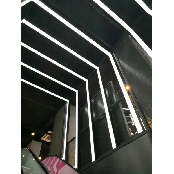 6063 T3-T8 Aluminum Alloy Anodized Finish LED Aluminum Profile with Customized Length for Surface Mounted LED Channel