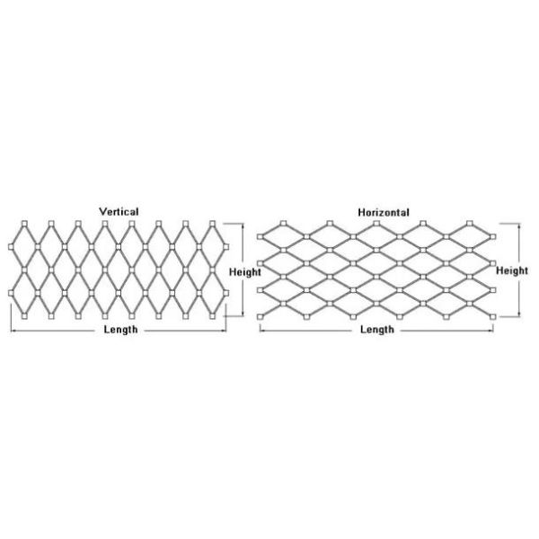Ferrule Type 1.5mm Stainless Steel Wire Rope Mesh for Birds Parrots Fence
